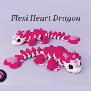🐉✨ Fairy Dragon แฟร์รี่มังกร 3D Printed ของเล่น สะสม ฟิกเกอร์แฟนตาซี ตกแต่งโต๊ะทำงาน มินิมอลน่ารัก