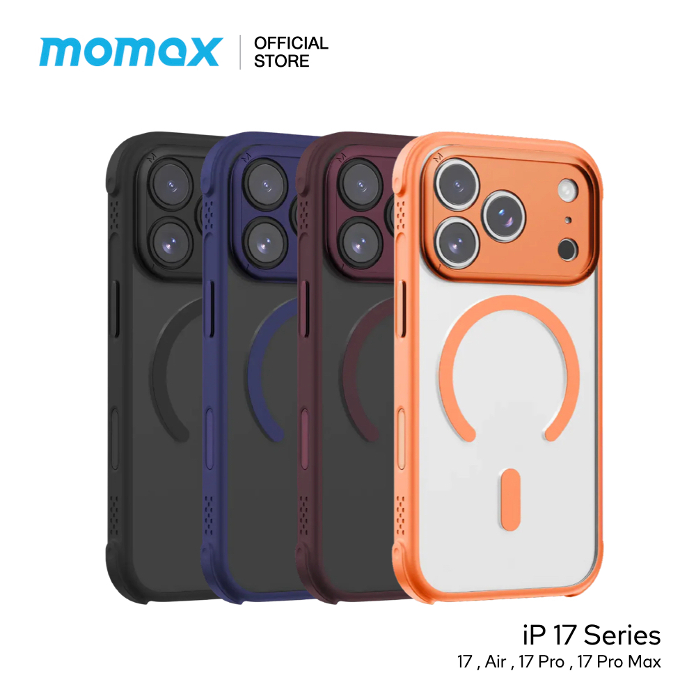 MOMAX เคสกันกระแทก CaseFORM Air Magnetic Case ใช้สำหรับ iPhone 17 Series