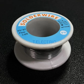 ตะกั่วบัดกรี 1 เมตร 1.2 mm 60/40 (ม้วนเล็ก) queenfish QF-T263 สำหรับงานเชื่อมตะกั่วบัดกรี เส้นตะกั่ว ตะกั่วขด วงจรไฟฟ้า