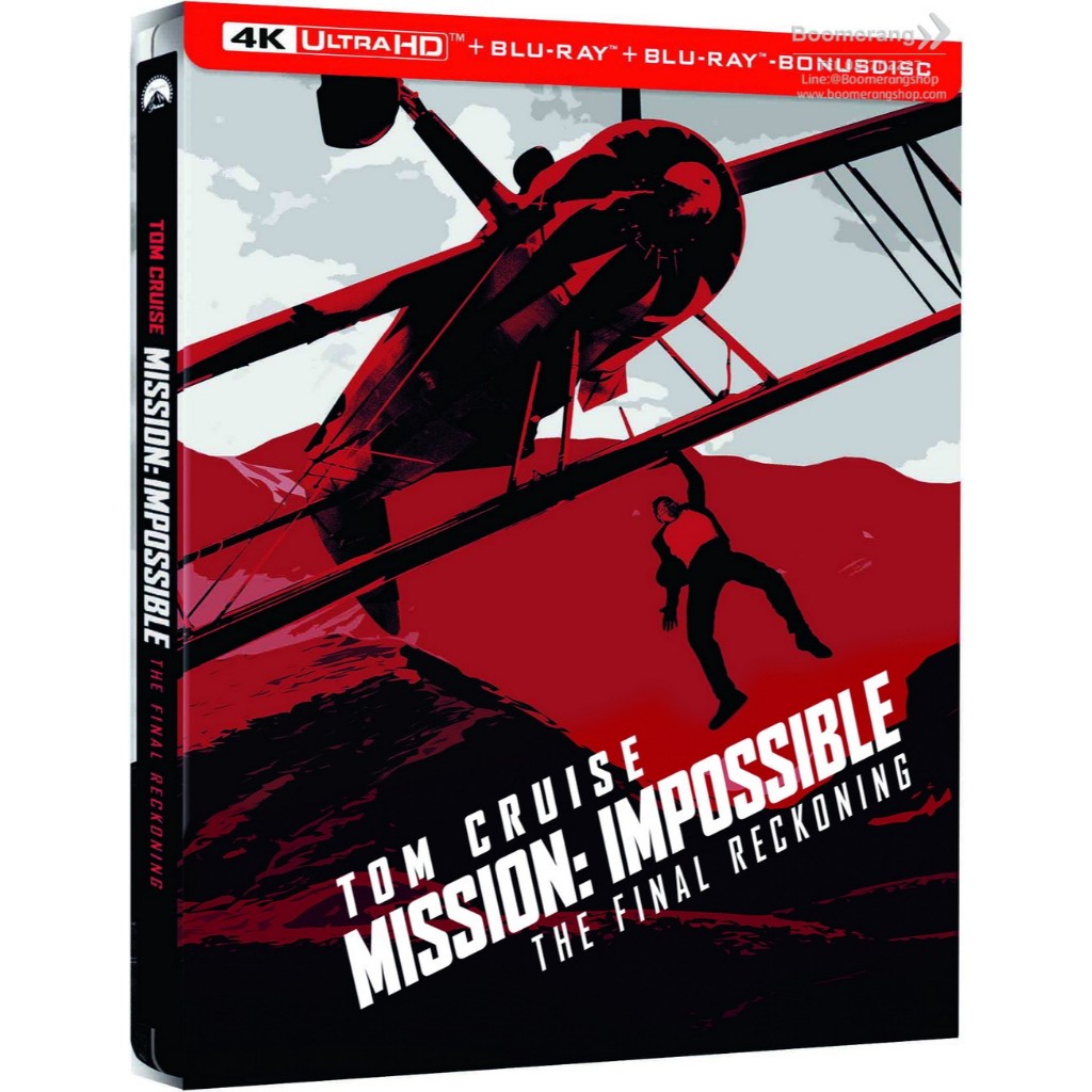 Mission: Impossible - The Final Reckoning /มิชชั่น: อิมพอสซิเบิ้ล ปิดปฏิบัติการล่าพิกัดมรณะ (4K+BD+BD Bonus Steelbook )