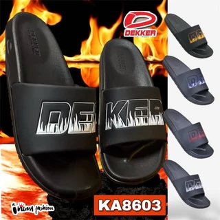 NFshoes dekker (deblu) รุ่น KA8603 ลายไฟ รองเท้าแตะเพื่อสุขภาพ