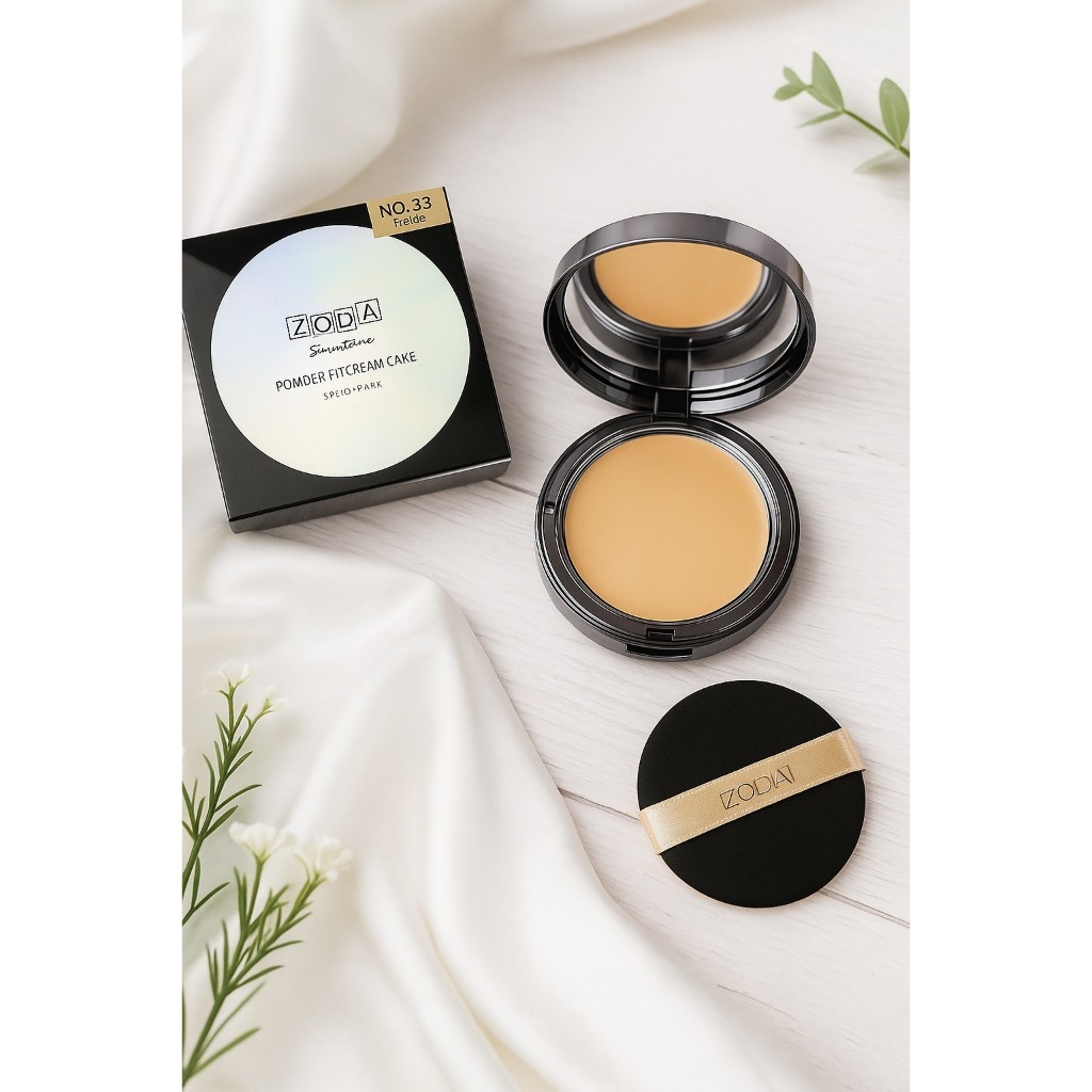 ZODA Signature Powder Fit Cream Cake SPF40+PA++ แป้งครีมเค้ก โซดา แป้งเค้ก เนียนละเอียด ไม่เหนอะ