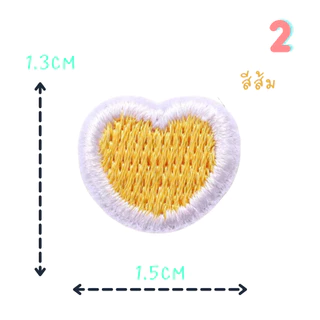 😄ตัวรีดติดเสื้อชุดที่ C70😄 ลายหัวใจ mini heart ขอบขาว สำหรับตกแต่งกับตัวติด ด้านหลังมีกาวสามารถรีดติดผ้าได้เลยค่ะ