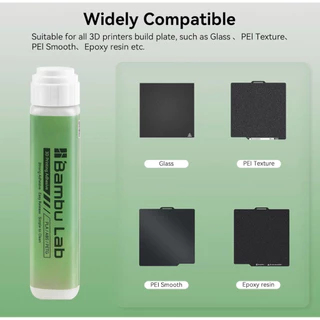 Bambu Lab Liquid Glue Build Plate กาวแผ่นรองพิมพ์ 3D สำหรับ PLA PETG ABS ใช้ได้ทุกซีรีส์