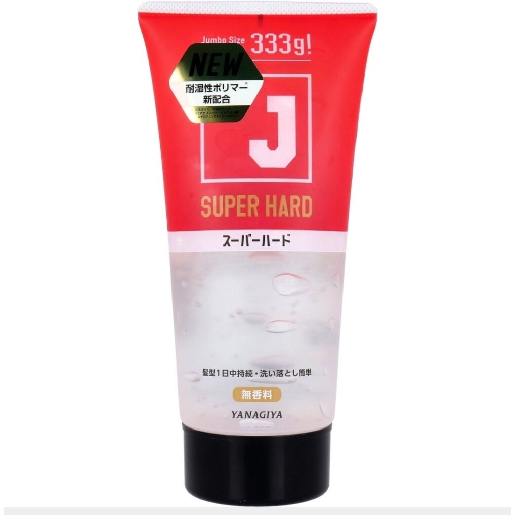 เจลแต่งผม yanagiya J super hard gel 333g.