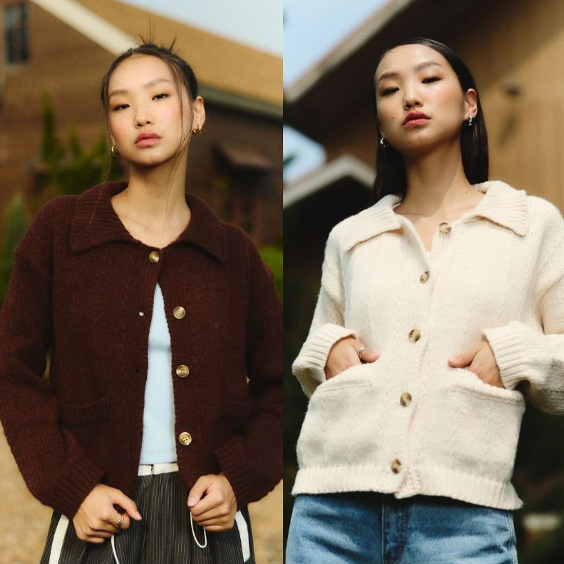 Nichii - CLOUD CARDIGAN คาร์ดิแกนไหมพรม