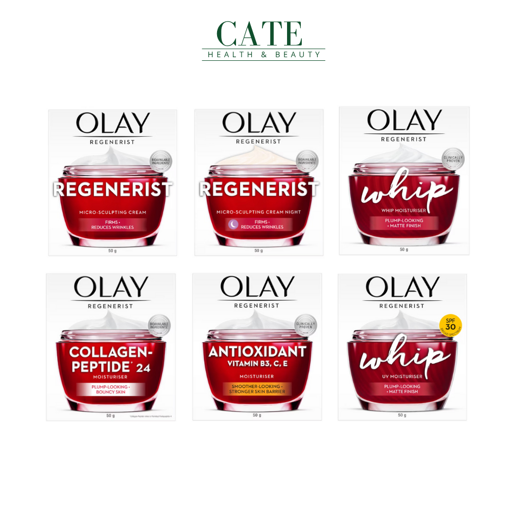 OLAY โอเลย์ Regenerist Moisturiser Cream ครีมโอเลย์ ครีมบำรุงผิวหน้า 50g