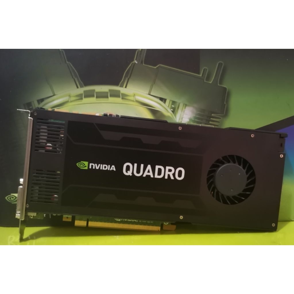 การ์ดจอ Nvidia Quadro K4200 4GB DDR5 256 bit ต่อไฟเลี้ยง 6 pin (no box) มือสอง ไม่มีกล่อง