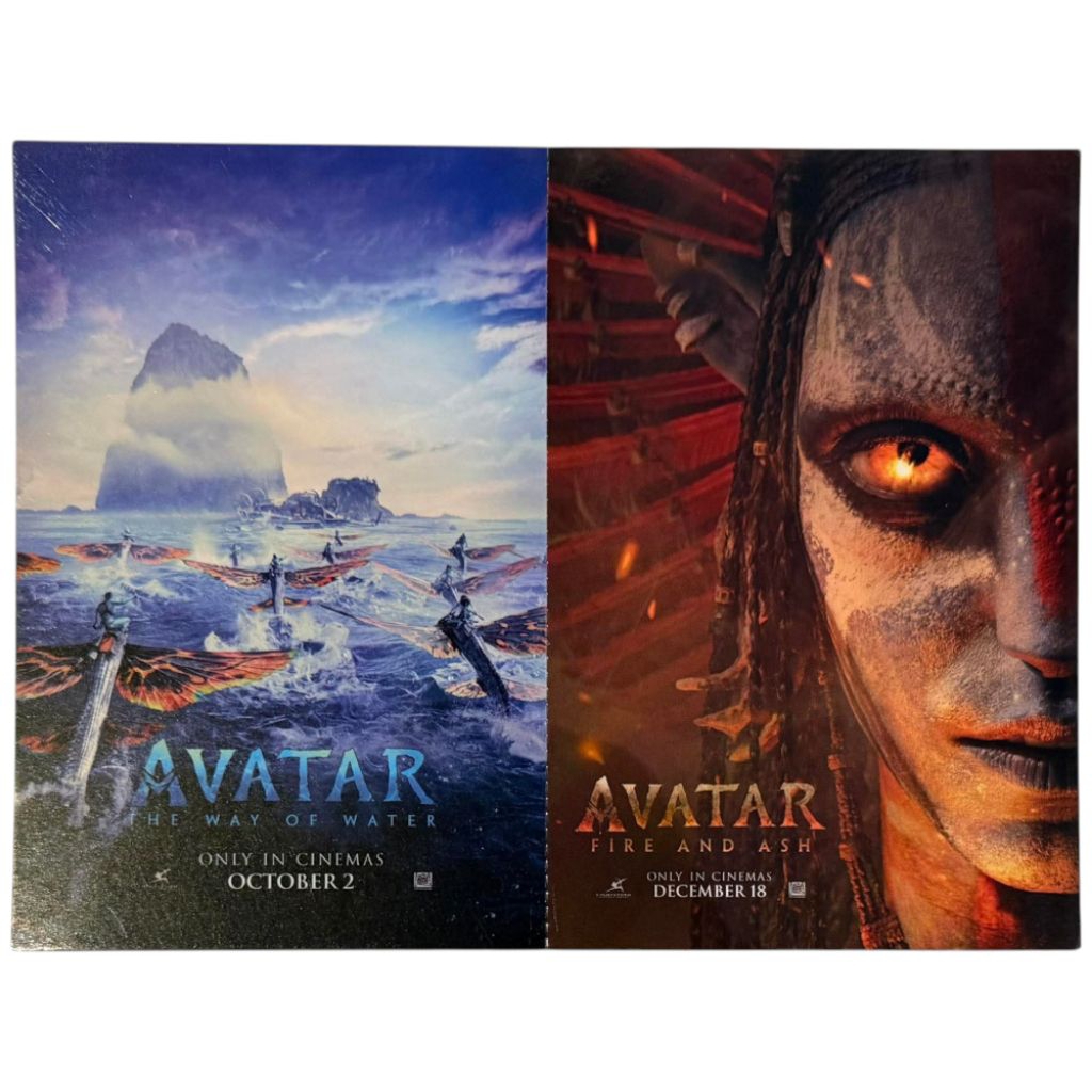 โปสการ์ด Postcard Avatar Fire and Ash แท้จาก Major Cineplex Postcard Avatar The Way of Water Avatar 