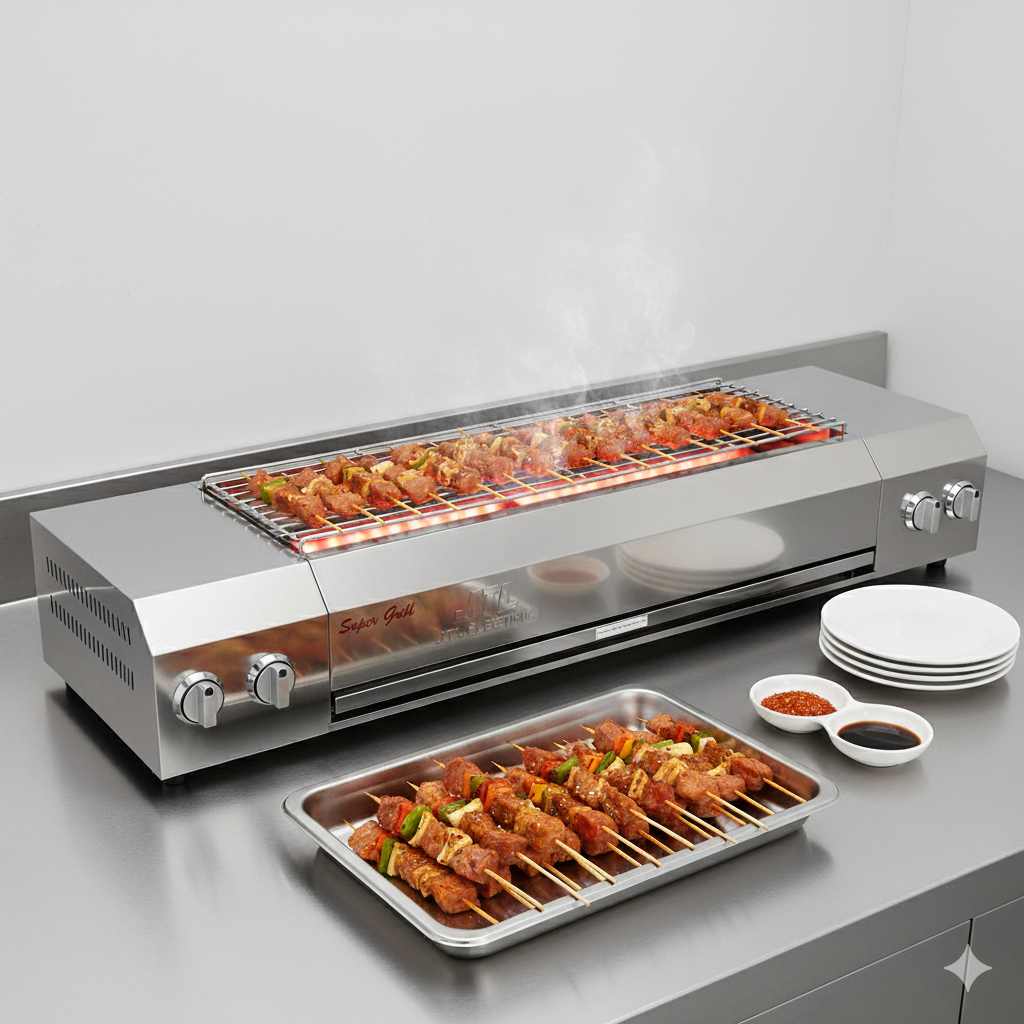 JTLเตาปิ้งย่างใช้แก๊ส ไร้ควัน 4 หัวอินฟาเรด รุ่นIG-200