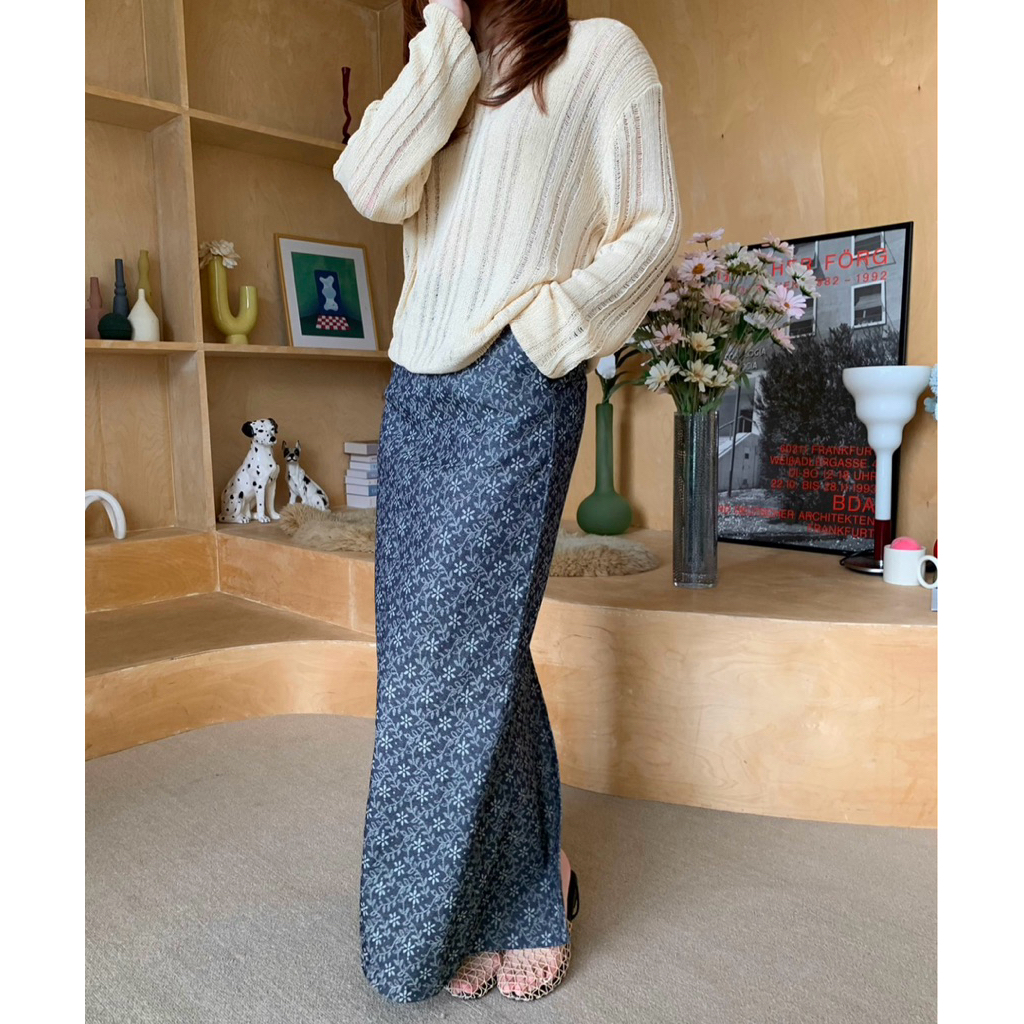 Charlotte irony | Eva Maxi Skirt ราคา ถูกที่สุด ดีลบีเคเค แกลเลอรีภาพที่ 5