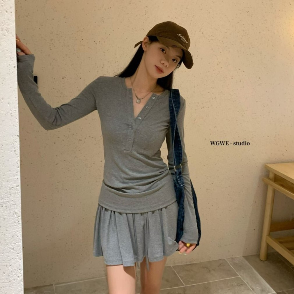 WG6911 เซ็ทเสื้อ+กระโปรง