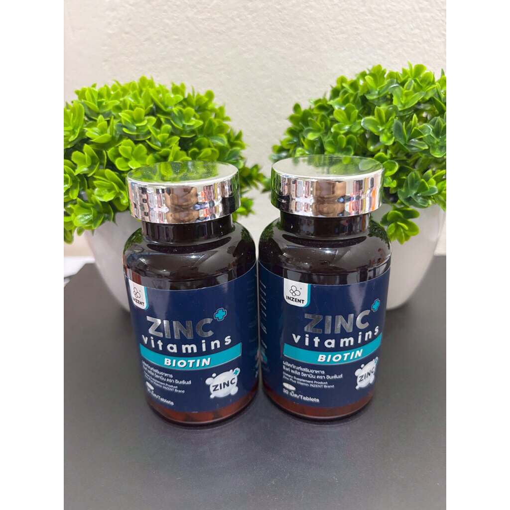INZENT Zinc Vitamins + Biotin