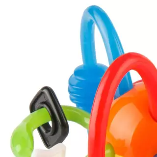 Infantino - Rattle & Teether Bendy Tubes : ยางกัด-วงแหวนหลากสี