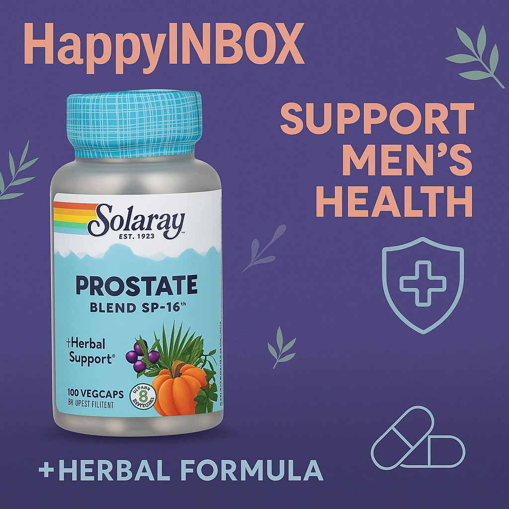 Solaray Prostate Blend SP-16 | Herbal Prostate Health Support 100 VegCaps