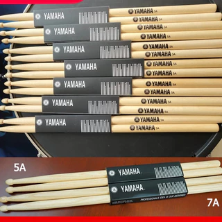 ไม้กลอง​Yamaha​5A/7A​ ไม้กลอง ไม้เมเปิ้ล แพ็ค1 คู่ Drum stick สำหรับห้องซ้อม นักเรียน
