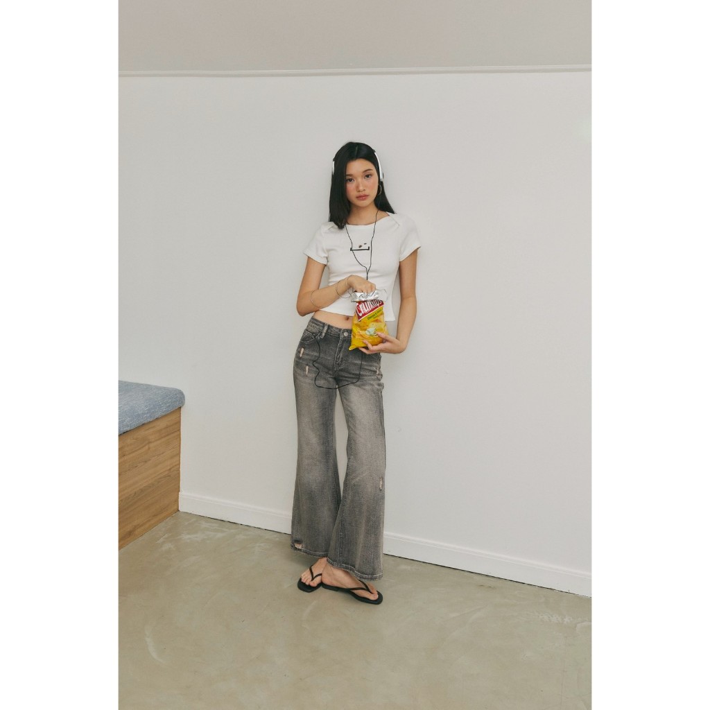 STYLIST -  Bella jeans Jeans-004 กางเกงยีนส์ขาม้า - รูปที่ 2