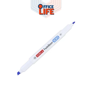 !! ลดราคาพิเศษ !! DONG-A (ดองอา) ปากกาไฮไลท์ รุ่น Twinliner SOFT ปากกาเน้นข้อความ ทวินไลเนอร์ ( 1 ด้าม )