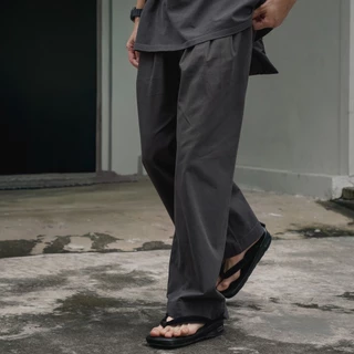 TRUFFLE STUDIO WIDE PANTS - กางเกงขาวยาว ทรง SPORTSWEAR
