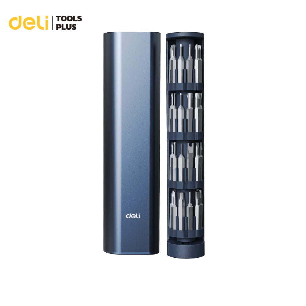 Deli ชุดไขควงแม่เหล็ก ชุดไขควง 44IN1 ซ่อมแว่นตา นาฬิกา หัวแม่เหล็ก ไขควงอเนกประสงค์ screwdriver