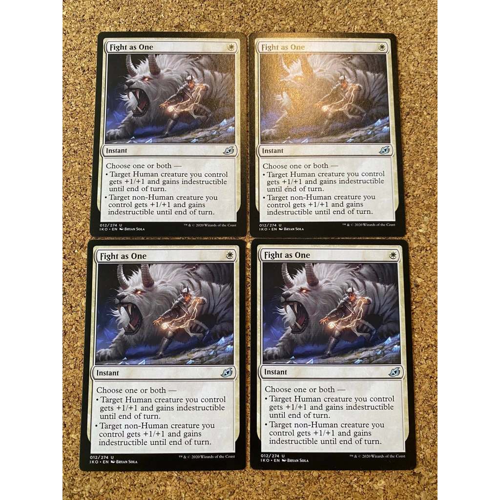MtG Single Card: 4x Fight as One (playset)