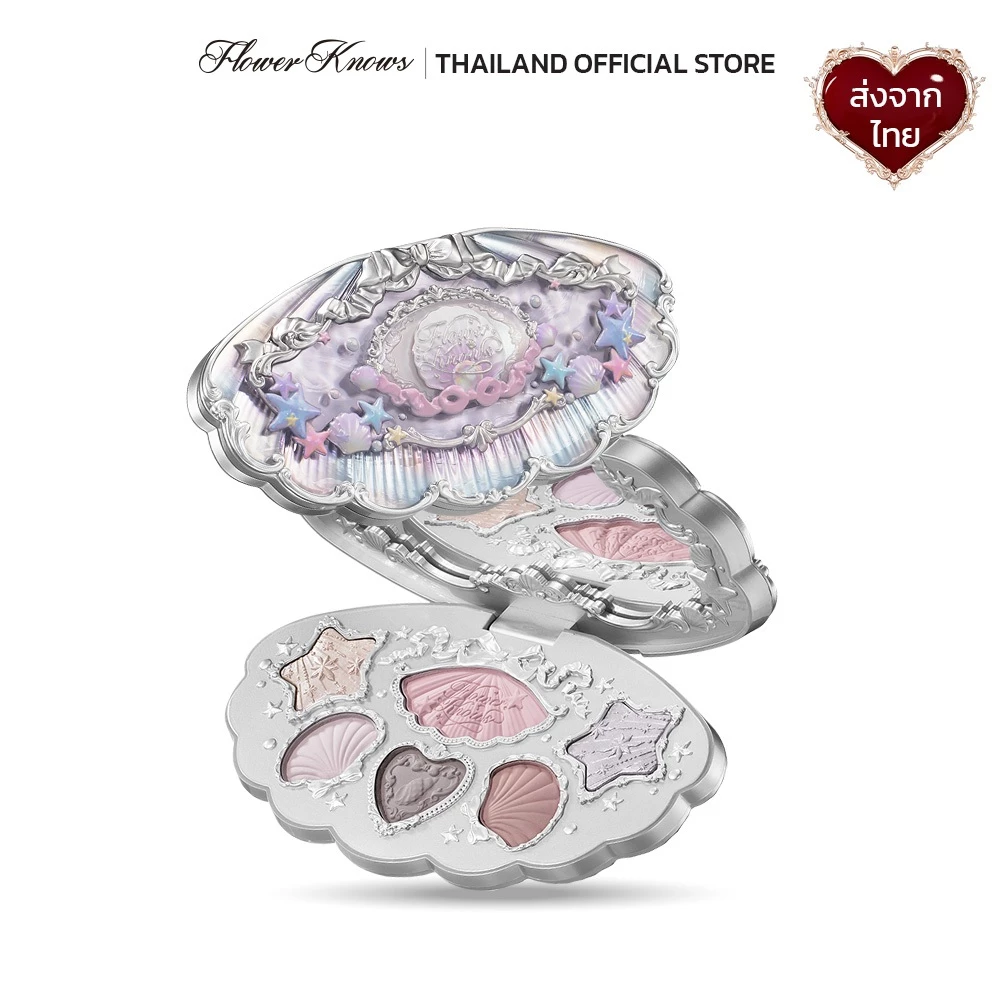 Flower Knows Shell's Jewel Collection 6-Color Makeup Palette