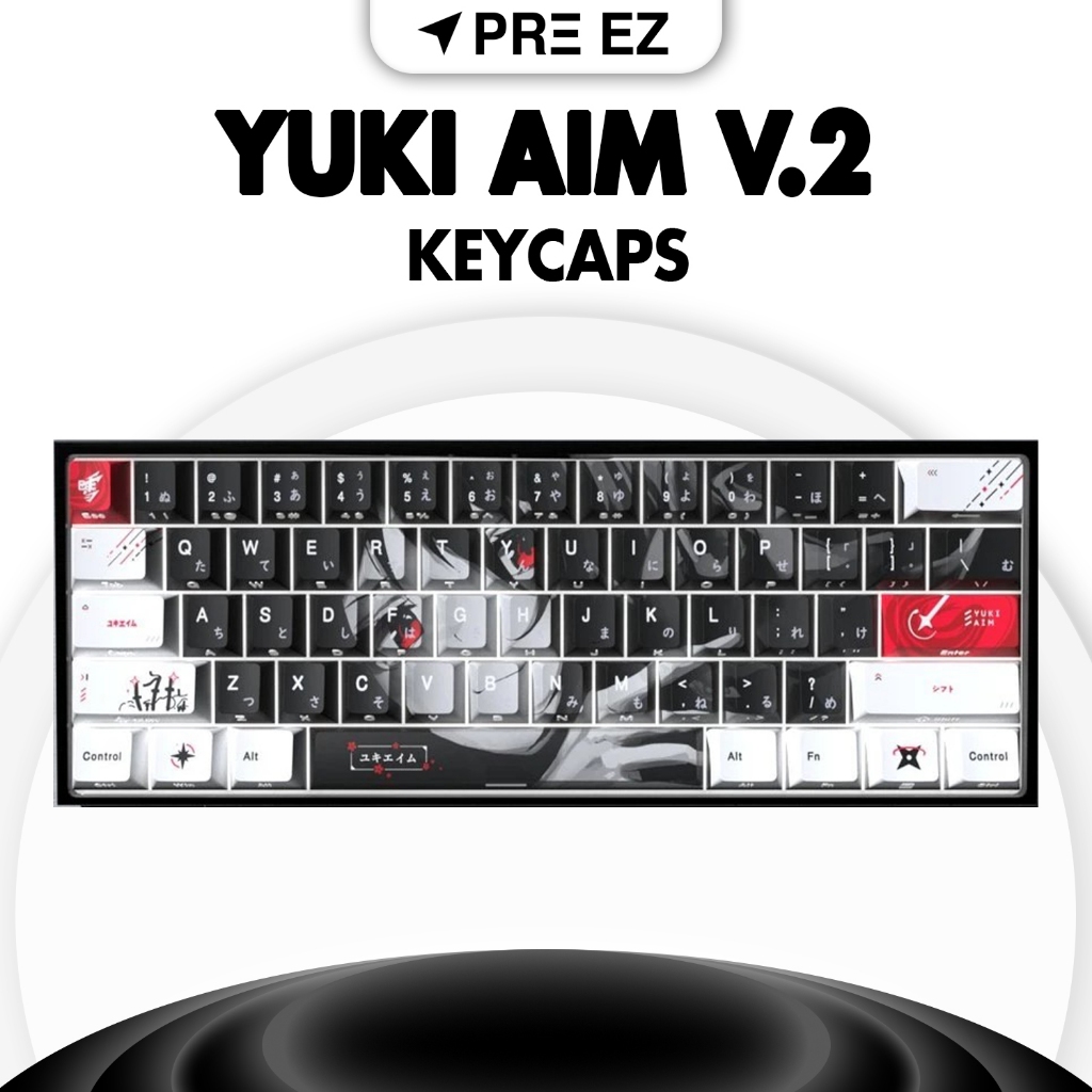 พร้อมส่ง ! Yuki Aim V.2 Keycaps PBT | คีย์แคปยูกิเอม V2