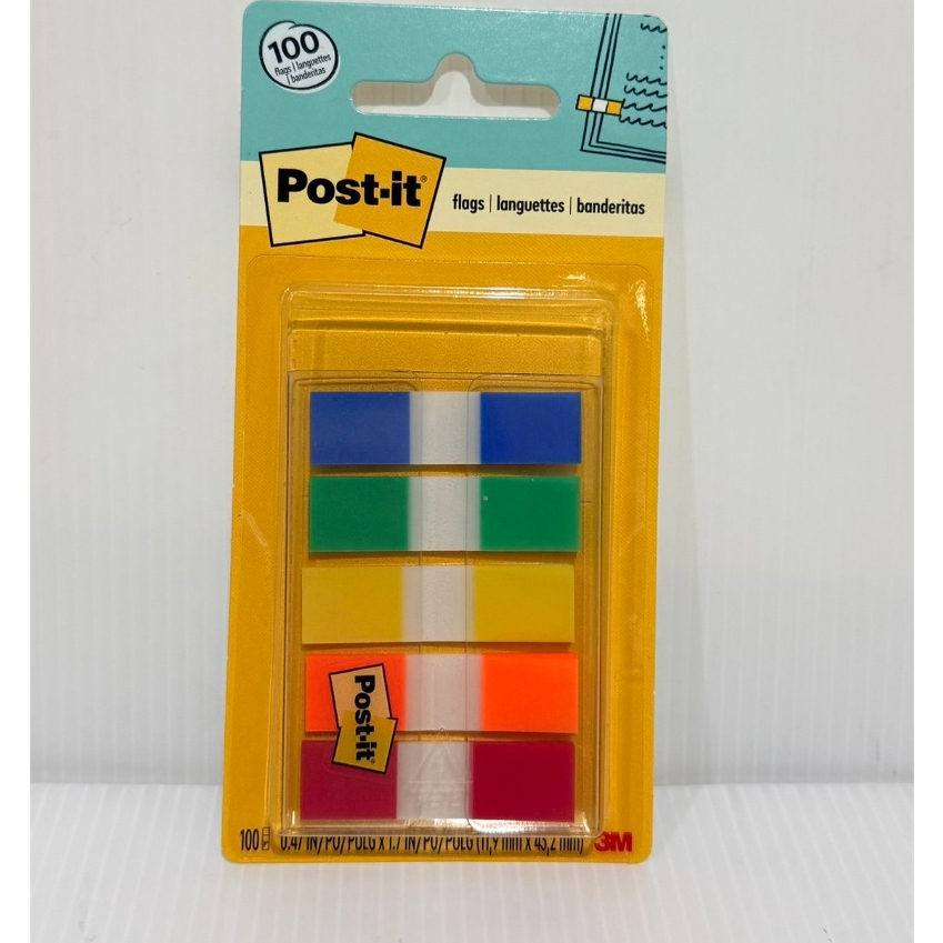 Post-it Flags กระดาษโน้ต โพสต์-อิท แฟล็กซ์ ขนาด 0.5x1.7 นิ้ว สีพาสเทล 683-5CF