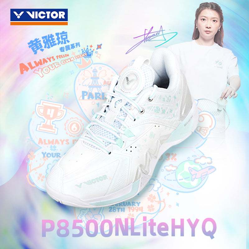 🔥 (ใหม่ล่าสุด!)🔥VICTOR x HYQ Collection Shoe P8500NLiteHYQ ✨ รองเท้าแบดไลต์โปรสุดฮิต!👟 ใส่โดยนักกีฬา