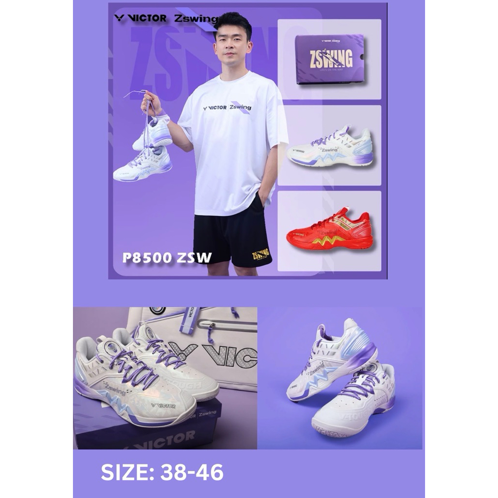 VICTOR P8500NLite ZSW รองเท้าแบดมินตันสายซัพพอร์ต