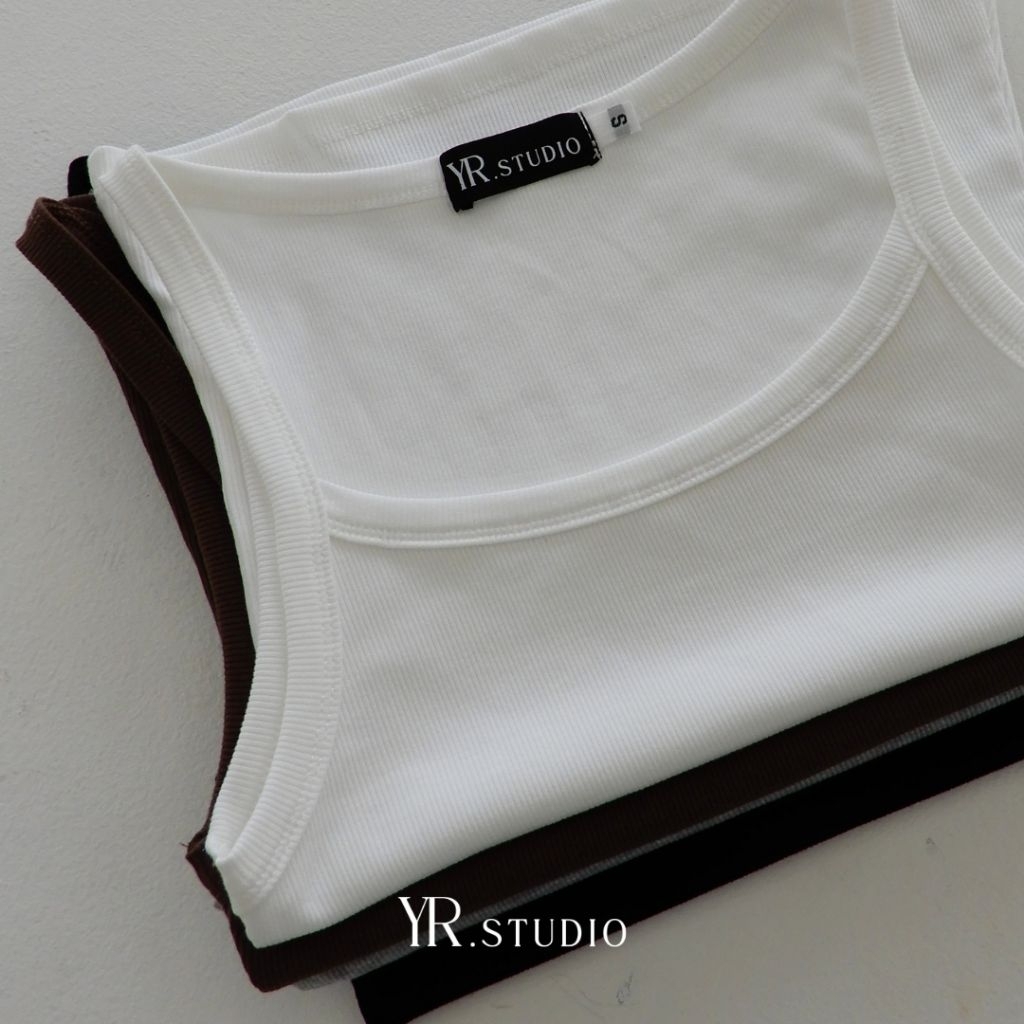 CAMI TANK TOP  (ราคา 290 ) เสื้อกล้ามสายเดี่ยวผ้าเรียบ เท่ มินิมอล ใส่ง่ายได้ทุกวัน และมีหลายสีหลายไซค์ รูปที่ 4