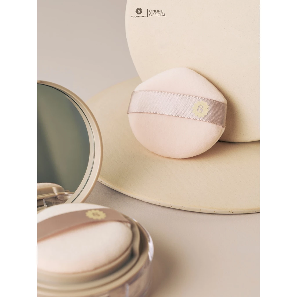 SUPERMOM l 118 Loose powder puff พัฟแป้งฝุ่น
