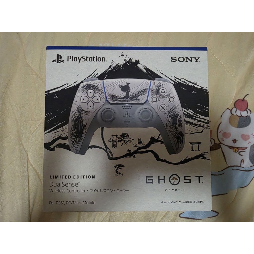 PS5 Dualsense Controller Ghost of Yotei Black Color Japan Limited Edition ล็อตญี่ปุ่น ไม่มีประกัน