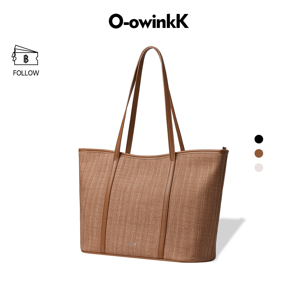 OWINKK กระเป๋าสะพายผ้าใบ ทนทาน มีความจุขนาดใหญ่