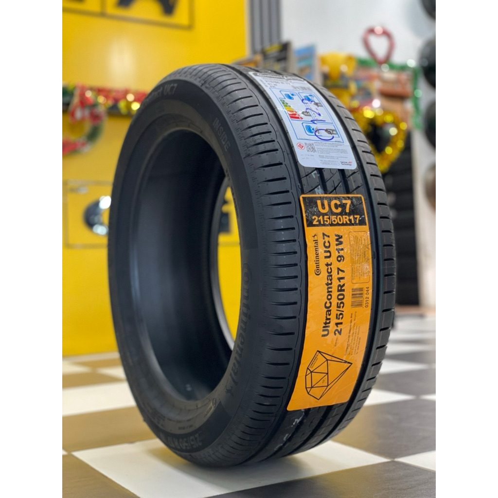 215/50R17 Continental UltraContact UC7 ยางใหม่ปี2025