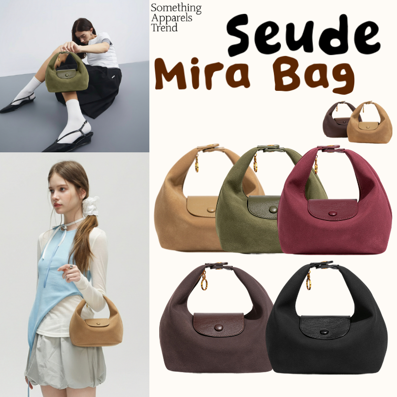 (**พร้อมส่ง) Somethingapparels trend -Suede Mira Bag- รวมสี Crossbody สะพายข้าง กระเป๋าถือ กระเป๋าSu