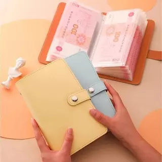 สมุดออมเงิน ใส่ได้ 100 แผ่น สมุดโน๊ตสมุดบัญชี ท้าทายออมเงิน Savings Book สมุดบันทึกการออม