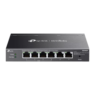 TP-LINK ES206GP (TL-ES206GP) Omada Gigabit Switching Hub 6 Port 4 PoE