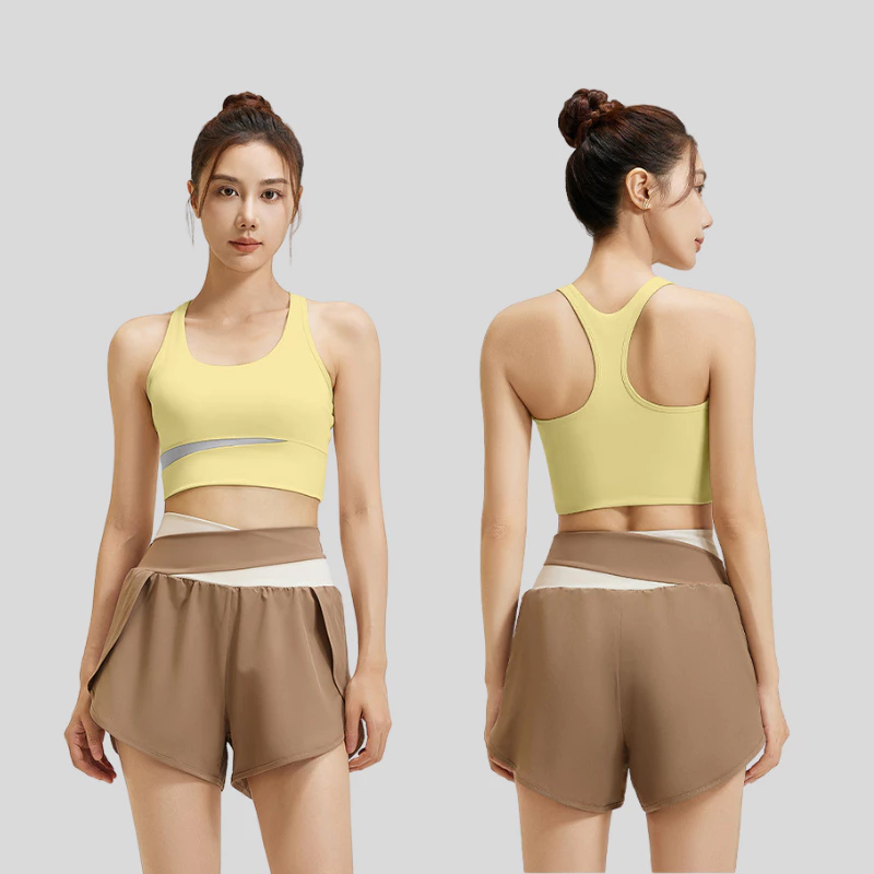 ชุดกีฬาโยคะ Yoga Sport สีคู่ ผ้าระบายอากาศ ใส่สบาย thumbnail 6