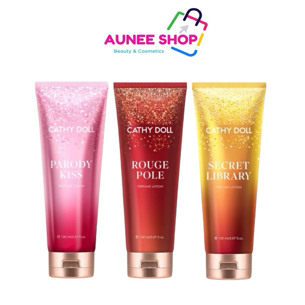 ส่งฟรี/มีไลฟ์(หลอด)[ NEW SERIES ] Cathy Doll Perfume Lotion เคที่ดอลล์ เพอร์ฟูม โลชั่น 150ml ( 3กลิ่น )