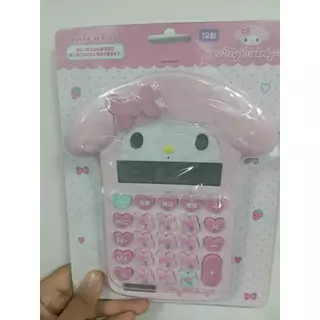 แท้! เครื่องคิดเลขSanrio พร้อมส่ง เครื่องคิดเลขคิตตี้ Kitty My Melody Kuromi น่ารัก ปากกา ซานรีโอ้