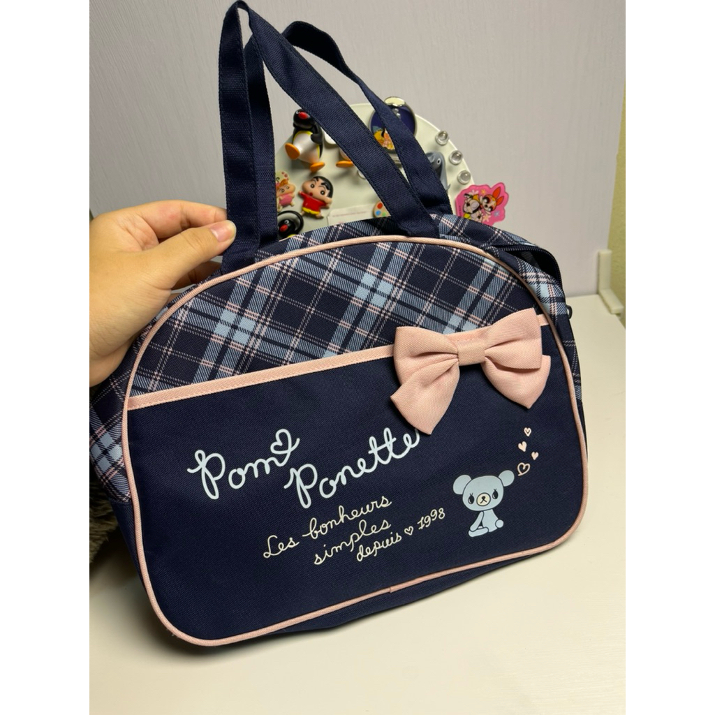 Mezzo Piano Pom Ponette Boston Bag Small Kawaii Japan Cute 💖✨