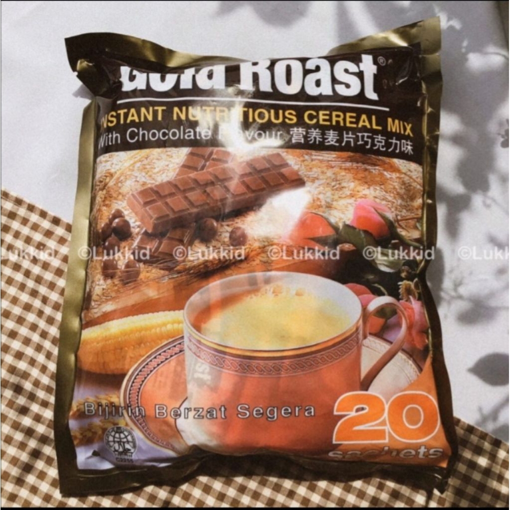 ข้าวรสช็อดโกแล็ต Gold Roast™ ข้าวโอ๊ตพร้อมชง ข้าวโอ๊ตแบบชงสำเร็จรูป ข้าวโอ๊ตรสช็อคโกแลต 20ซอง ปริมาณ