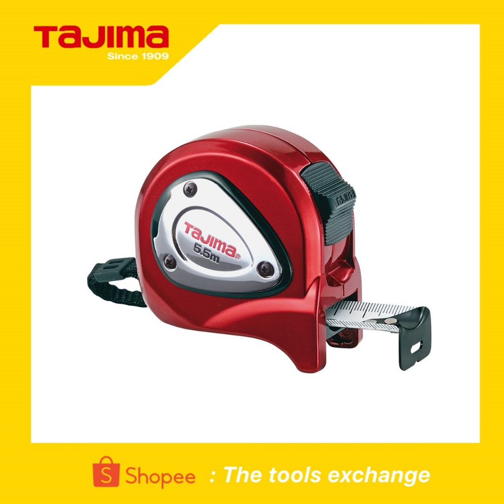 ตลับเมตร Tajima 5.5 เมตร สีแดง / LP25-55BL / TM01001