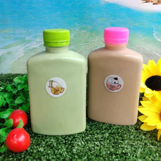 ขวดพลาสติก PET แบนกั๊ก 200/250 ปาก30 (1เเพ็ค150ใบ)*1ออเดอร์ไม่เกิน2