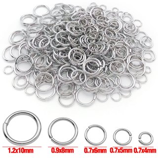 ห่วง ปากปิด สีทอง สีเงิน สีโรเดียม ขนาด 3 4 5 6 8 10 12 14 1…