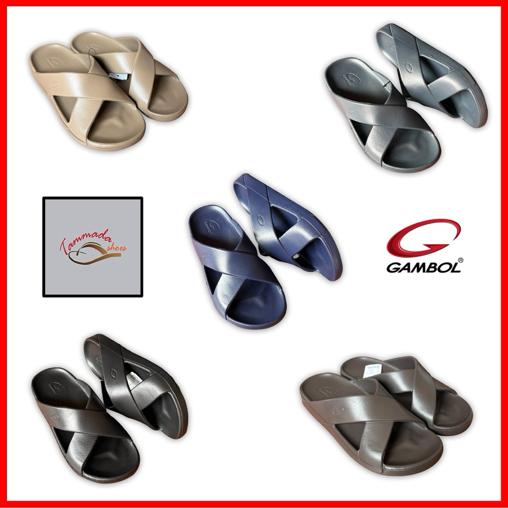 รองเท้า Gambol 42228 รองเท้าแตะยางสำหรับผู้ชายและผู้หญิง