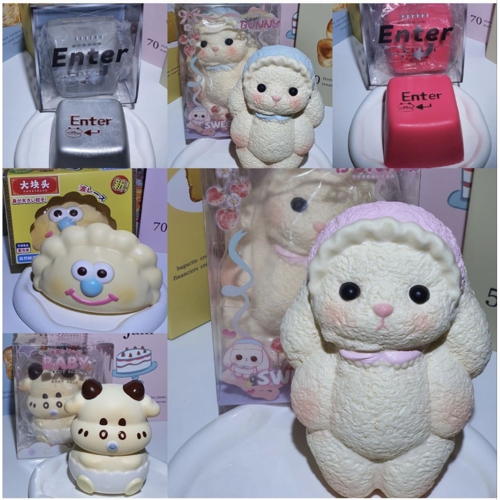 [พร้อมส่ง🇹🇭] สกุชชี่ ‘Sweetbuns‘ เนื้อนุ่ม / สโลว์ ทั้งล็อต | Tara squishy