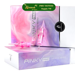 Pinky Pro Biomaster & Thunder Pinky – 20pcs – เข็มคาร์ทริดจ์ PMU/Tattoo – ติดสีสม่ำเสมอ ลดแรงสั่น