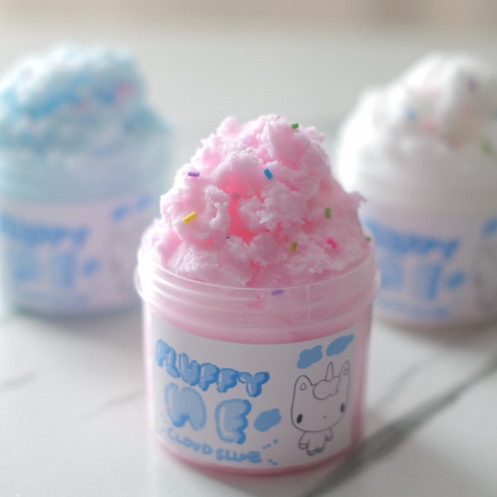 Fluffy Me Cloud Slime สไลม์เนื้อฟู นุ่มเหมือนปุยนุ่น กลิ่นหอม
